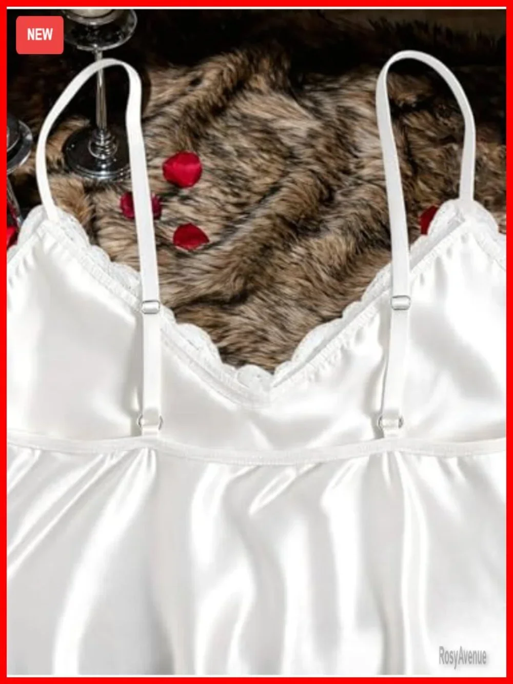 Satin pajama set includes robe cami shorts pants lounge sleepwear gift
